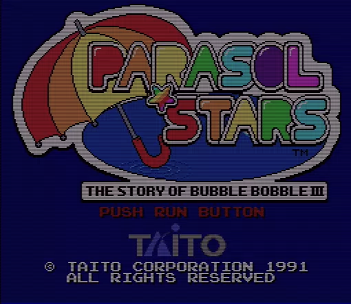 jeu Parasol Stars - The Story of Bubble Bobble III